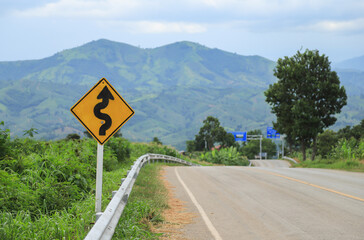 mountain road of Thailand 