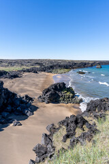 beach and rocks