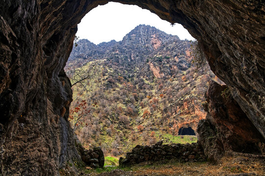 Inside a Cave in Alka Gorge, Barzan Area