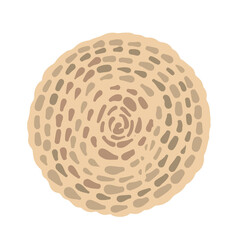 Straw hat, bag, slippers, wicker basket. Cozy things. A set of stickers. illustration on white isolated background. Trendy design. Hugge.