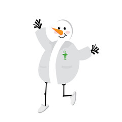 Pharmacist snowman 