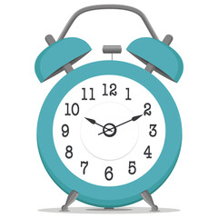Vector simple alarm clock illustration