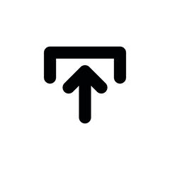 Upload sign vector icon collection. Upload button. Load symbol.
