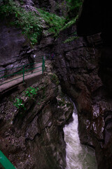 waterfall in a cave