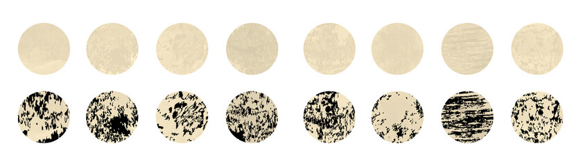 Watercolor story highlight cover icons. Set of abstract watercolor circles design. Grunge story highlight cover for social media