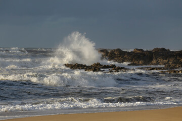 Storm on the coast