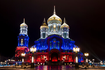 The Main Cathedral of the Russian Armed Forces. Patriot Park. Kubinka. Odintsovsky District. Moscow Oblast. Russia