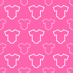 Background baby clothes pink