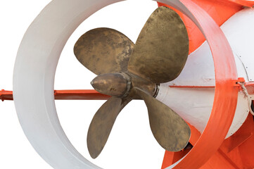 ship propeller of underwater lander Bathyscaphe © AVD