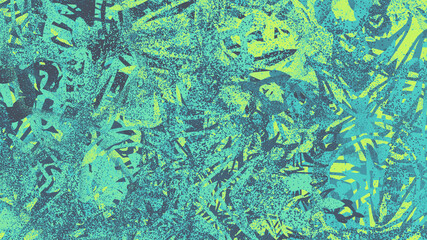 Fototapeta na wymiar abstract blue aquamarine cerulean mint azure denim grunge background bg art wallpaper texture