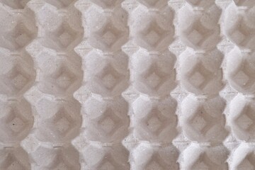 Blurred a paper carton box for raw eggs for background backdrop