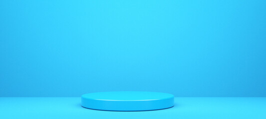 Round Empty Pedestal for Product Display