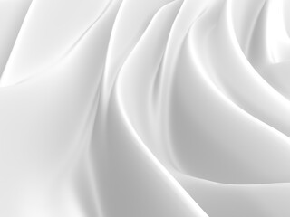 White abstract liquid wavy background