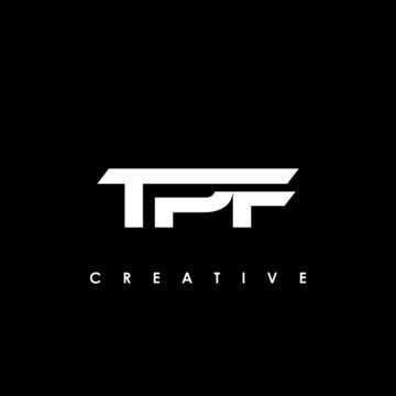 TPF Letter Initial Logo Design Template Vector Illustration