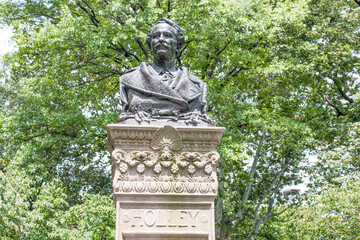 Alexander Lyman Holley Monument Washington Square Park Manhattan New York City