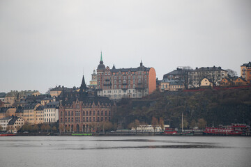Obraz premium bridge and castles,Stockholm