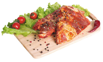 meat with vegetables