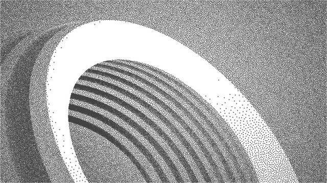 Vector architecture dotwork gradient background. Abstract noise stipple pattern. 3d vector illustration. EPS 10.