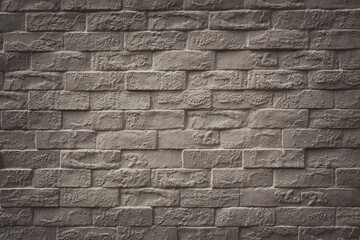 Surface of Vintage brick wall background.