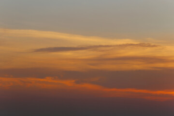 Fototapeta premium Sky and clouds after sunset,twilight sky background.