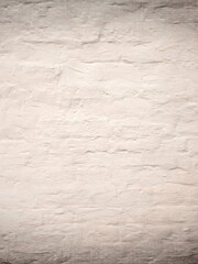 White shabby brick wall background. Old stone brickwork plaster texture, grunge clean stucco wall with vignette.