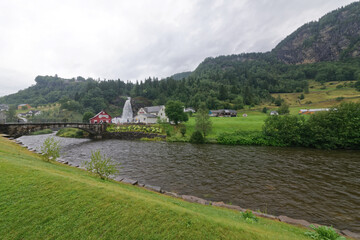Norwegen - Norheimsund - Steinsdalsfossen Wasserfall