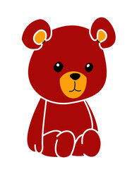 クマのヌイグルミ(茶色)