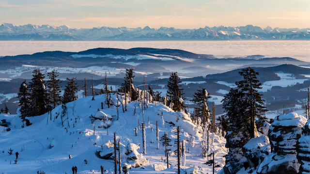 Mountain Austrian Alps In Winter