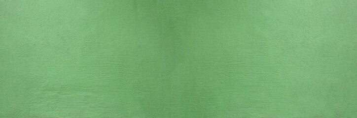 Panorama surface of Green cement wall.