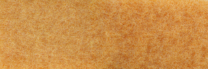 Panorama Orange Plastic fibers Texture background.