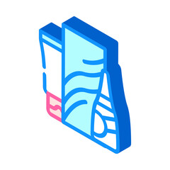 soap and hand cleanser isometric icon vector illustration