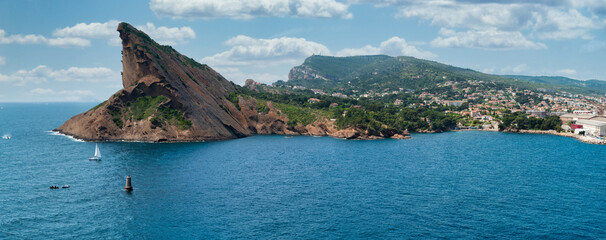 Panoramic View of La Ciotat and the 
