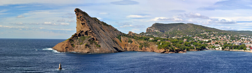 Panoramic View of La Ciotat and the "Beak of the Eagle"