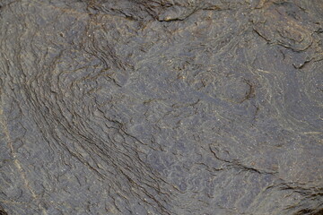 A close up on the texture of the rock coast in the west of France.