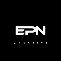 EPN Letter Initial Logo Design Template Vector Illustration