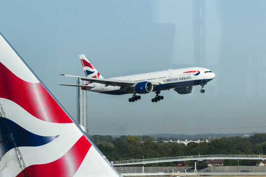 British Airways Plane Landing