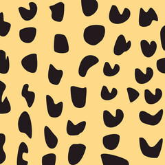 animal print leopard background vector design