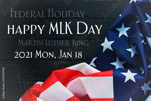 national federal holiday in USA Martin Luther King Day MLK background