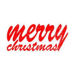 Merry Christmas vector text Calligraphic Lettering design card template. Creative typography for Holiday Greeting Gift Poster. Calligraphy Font style Banner.