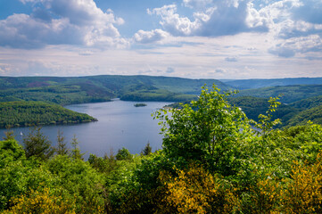 Obraz premium Rursee Eifel, Germany