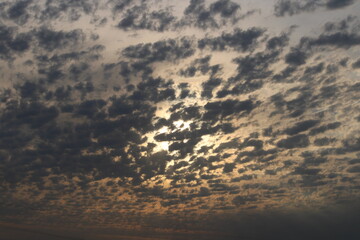 atardecer nubes