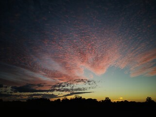 atardecer laguna