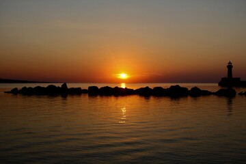 Lake Superior Lighthouse Sunrise