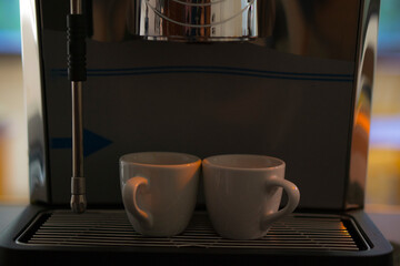 Preparación de cafe capuchino