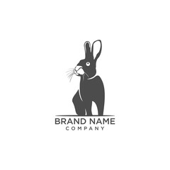 Rabbit abstract logo design