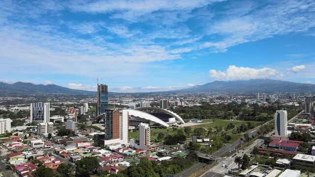 Aerial View of "La Sabana Park" and Costa Rica National Stadium	