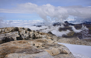 The beautiful at the El Cocuy National Park, Boyaca, Colombia