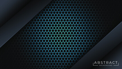 Futuristic hexagon vector illustration. hexagon background design. Eps10 vector