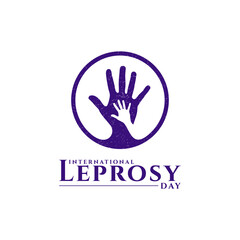 Obraz premium International leprosy day design vector