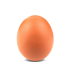 Chicken eggs isolated on white background